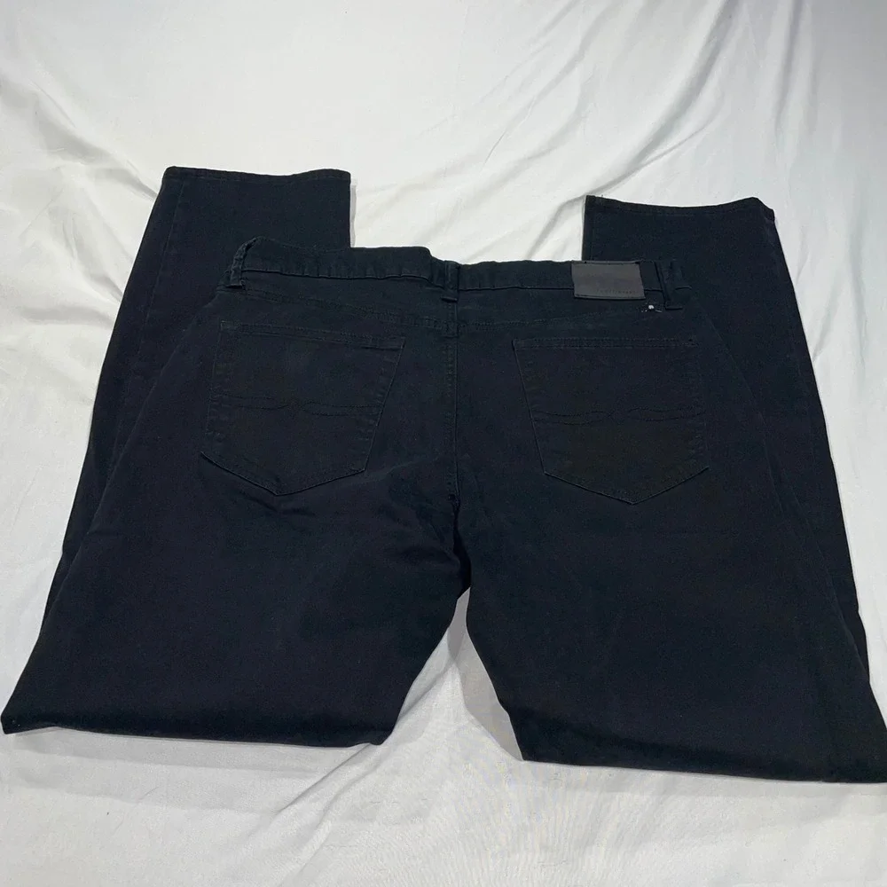 Lucky Brand 121 Heritage Slim Mens Black Chino Pants 34x32 Cotton Stretch
